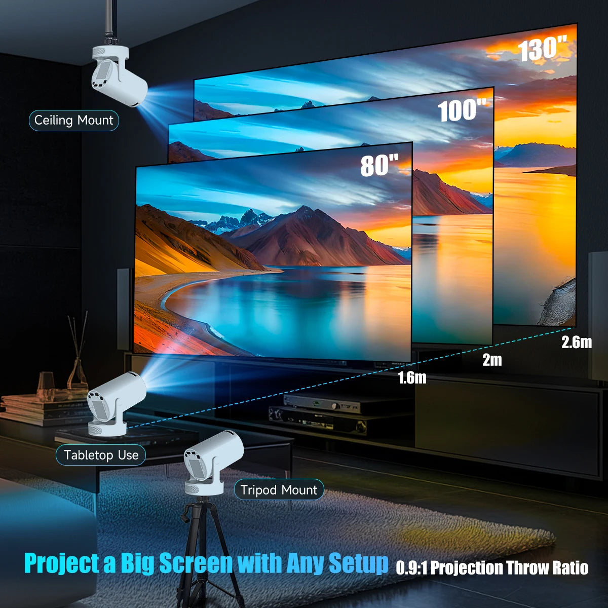 Bare Cinema - Portable Smart Projector