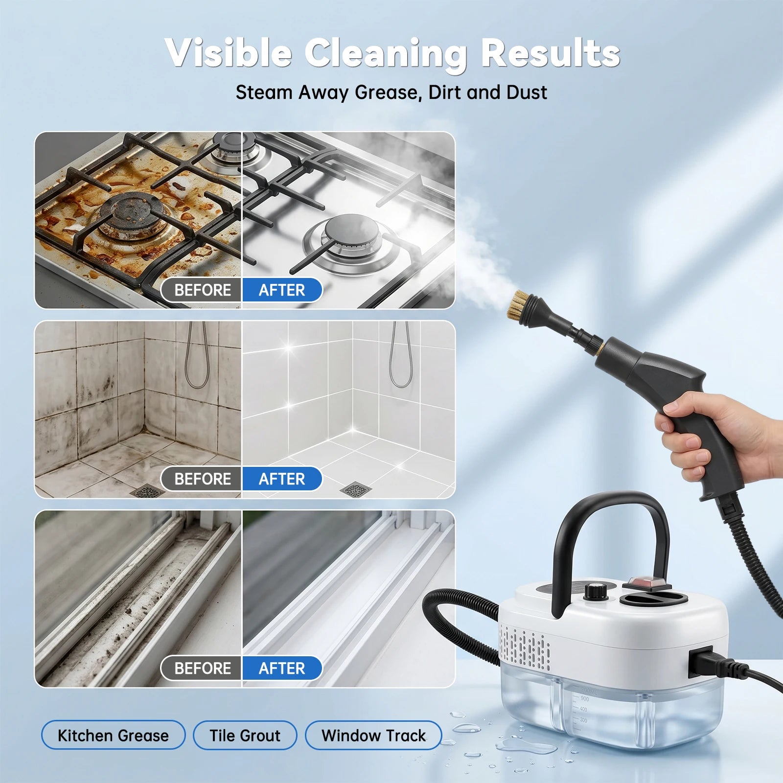 Bare Steam — High-Temp Handheld Steam Cleaner