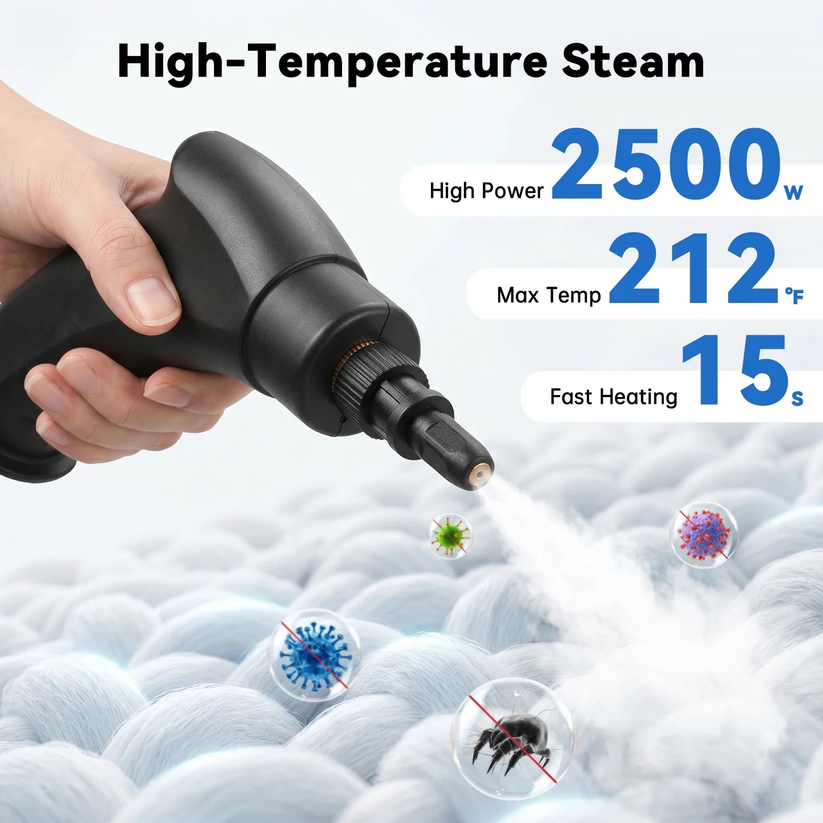 Bare Steam — High-Temp Handheld Steam Cleaner