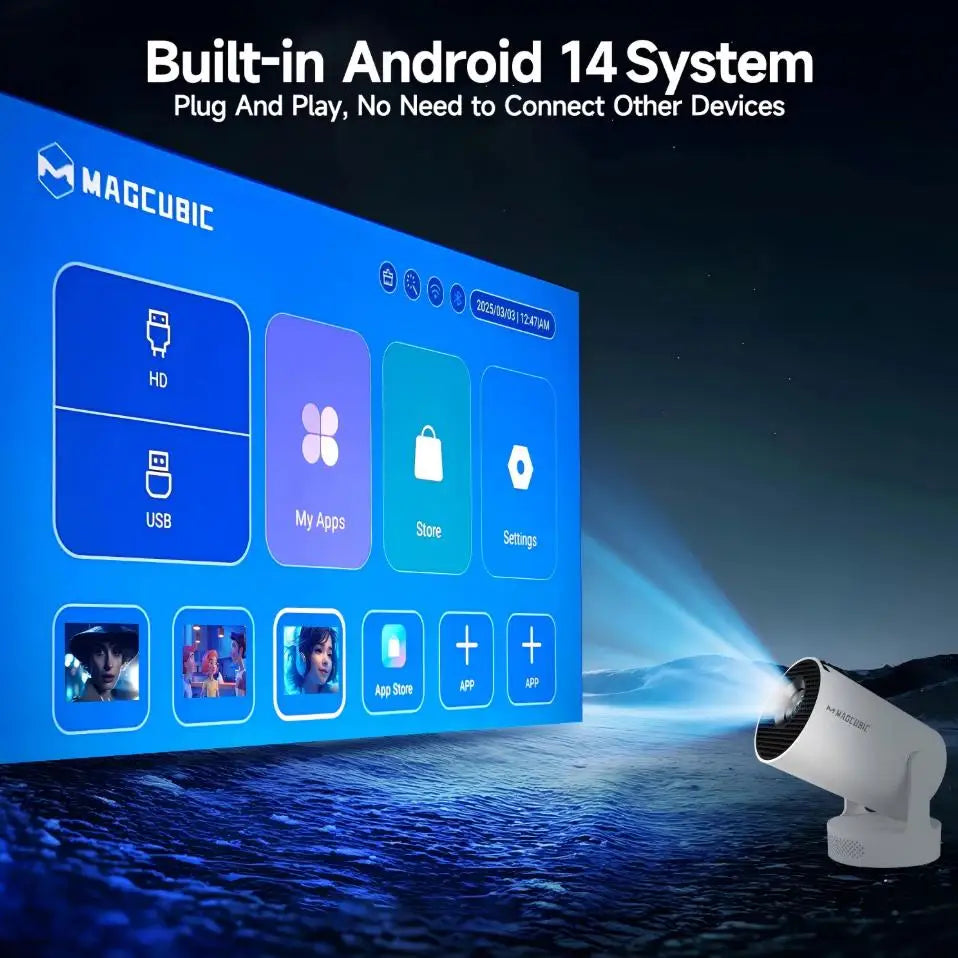 Bare Cinema - Portable Smart Projector