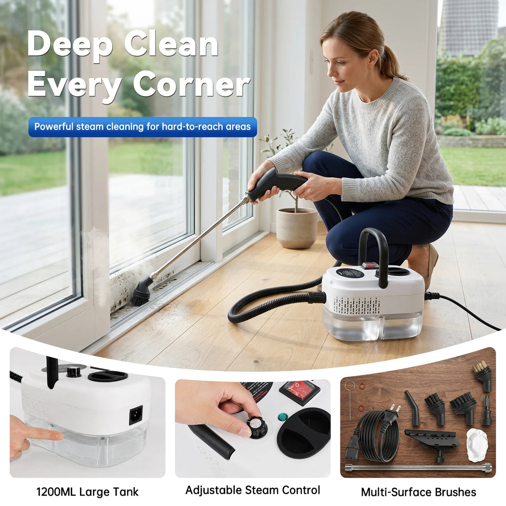 Bare Steam — High-Temp Handheld Steam Cleaner